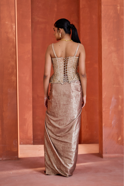 Drape skirt with Corset