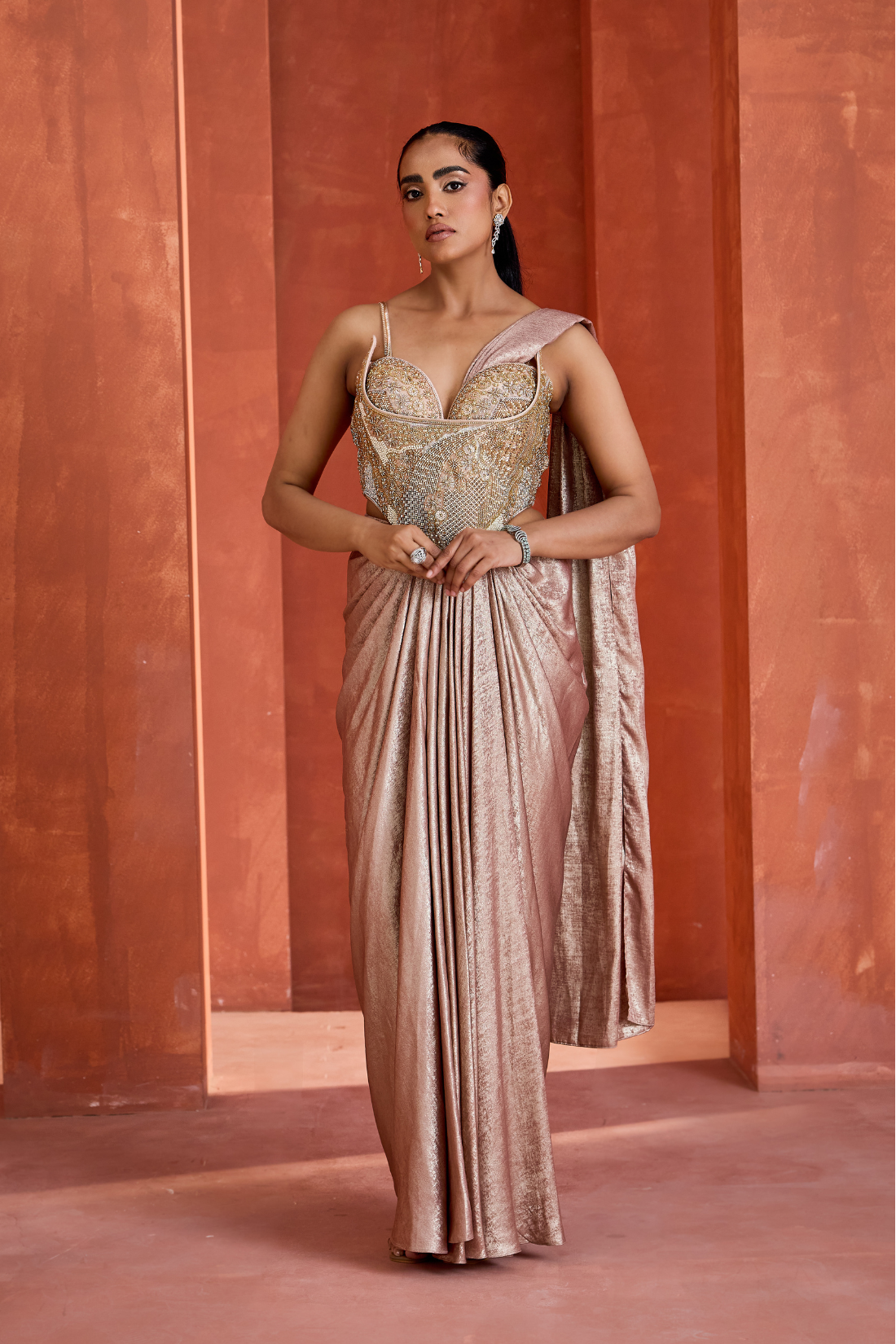 Drape skirt with Corset
