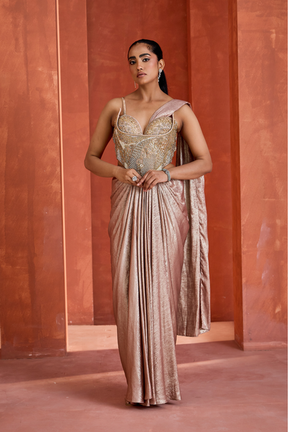 Drape skirt with Corset