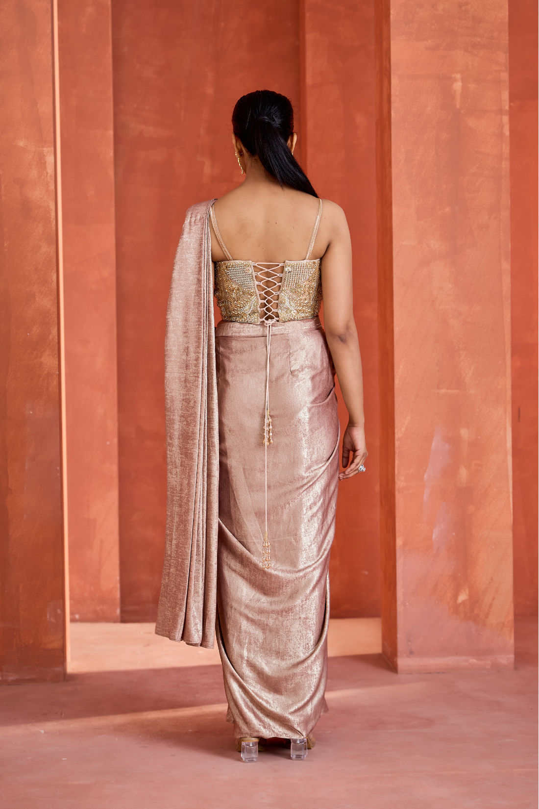 Drape skirt with Corset
